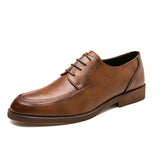 FlexStep Men's Microfiber Leather Office Shoes