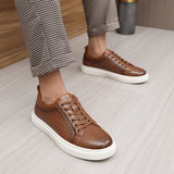 FlexStep Men's Woven-Detail Casual Walking Shoes