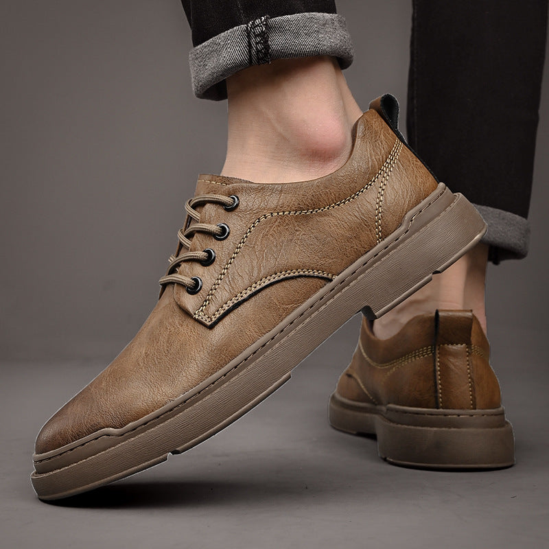 FlexStep Men's Leather Casual Oxford Shoes