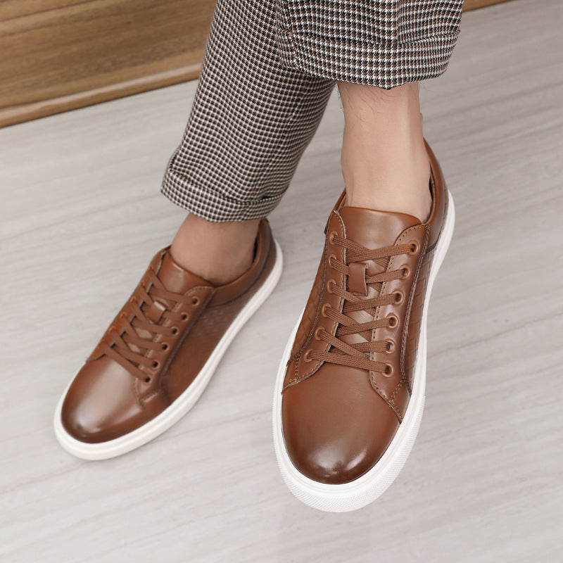 FlexStep Men's Woven-Detail Casual Walking Shoes