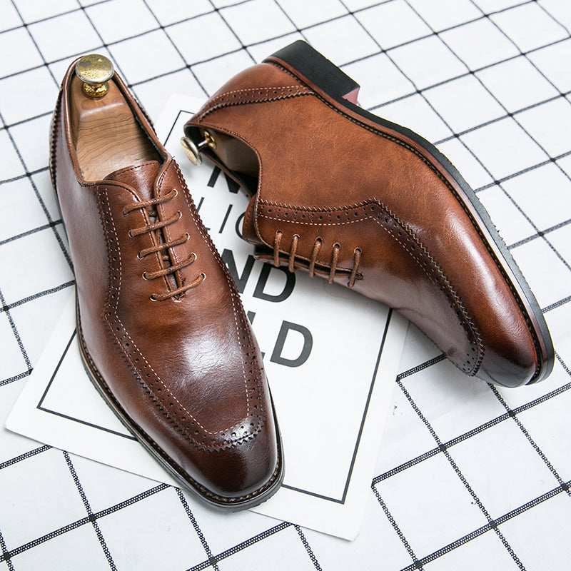 FlexStep Men's Brogue Leather Formal Shoes