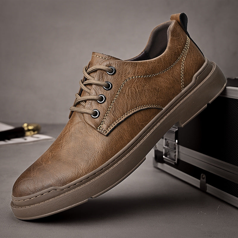 FlexStep Men's Leather Casual Oxford Shoes