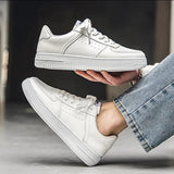 Unisex Platform Sneakers - White