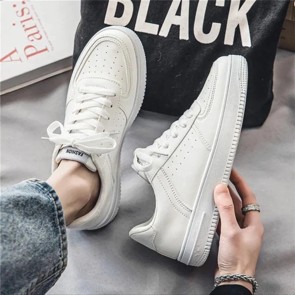 Unisex Platform Sneakers - White