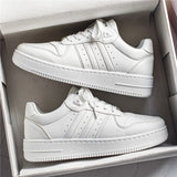 Men's Low Top Sports Sneakers - White
