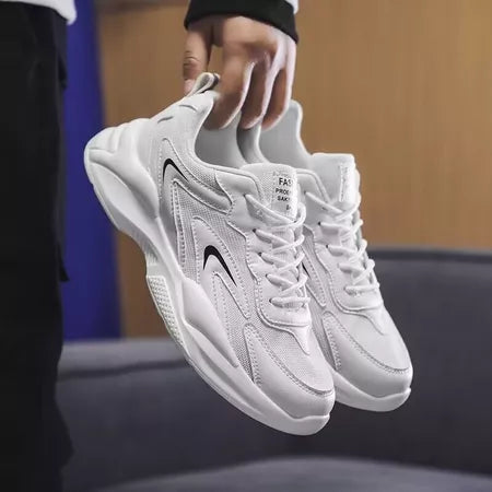 Men's Sports Running Sneaker - White