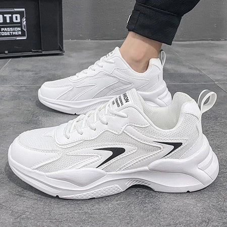 Men's Sports Running Sneaker - White