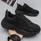Men's Street Style Sneakers - All Black