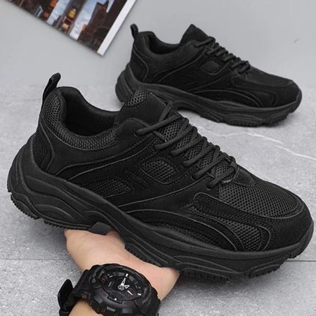 Men's Street Style Sneakers - All Black