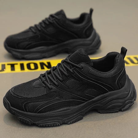 Men's Street Style Sneakers - All Black