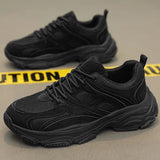 Men's Street Style Sneakers - All Black