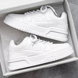 Men's Leather Sneakers - White