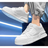 Men's Leather Sneakers - White