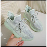 Unisex Molded Rubber Sports Sneakers - Mint