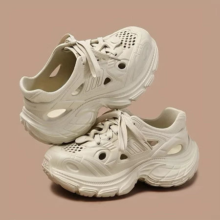 Women's Athletic Sneakers - Cream