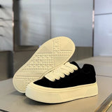 Men's Height-Boosting Sole Athletic Sneakers - Black