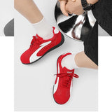 Unisex Breathable Fashion Sneakers –  Red
