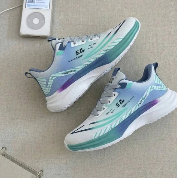 Man's Sneakers - Blue And White Guardian